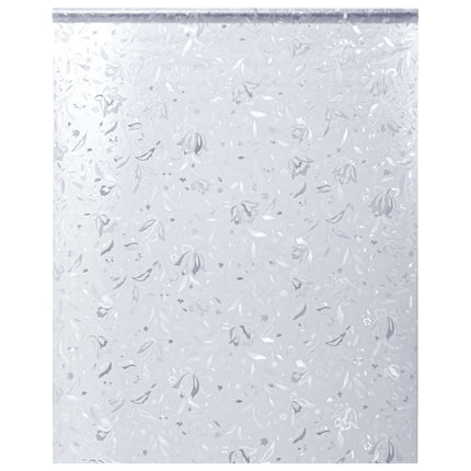 Fönsterfilm frostad blommönster 90x500 cm PVC