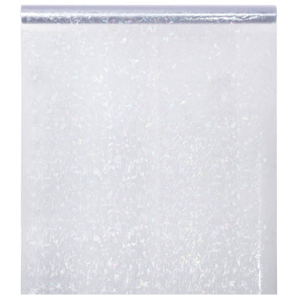Fönsterfilm frostad 3D regnbågsmönster 45x2000 cm PVC