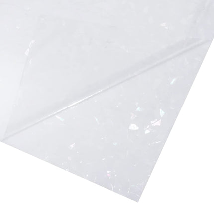 Fönsterfilm frostad 3D regnbågsmönster 45x2000 cm PVC