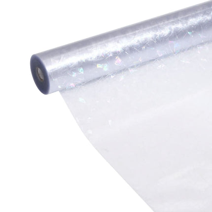 Fönsterfilm frostad 3D regnbågsmönster 60x2000 cm PVC