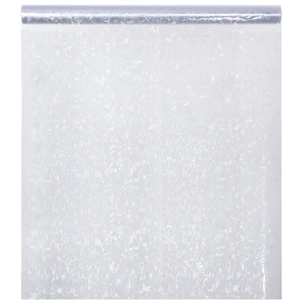 Fönsterfilm frostad 3D regnbågsmönster 90x2000 cm PVC
