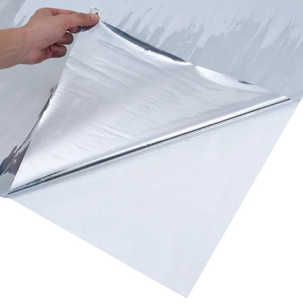 Fönsterfilm statisk reflektiv effekt silver 60x1000 cm PVC