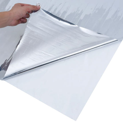 Fönsterfilm statisk reflektiv effekt silver 90x1000 cm PVC