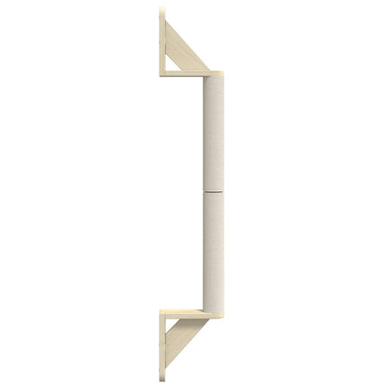 Väggmonterad klöspelare 109 cm sisal