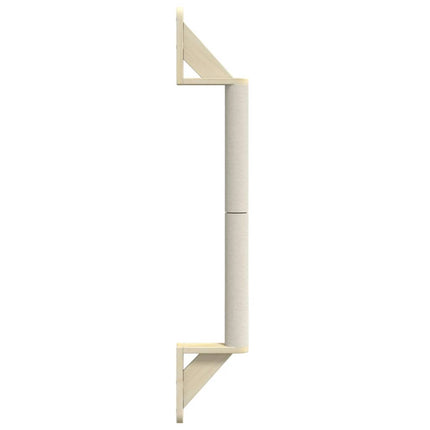 Väggmonterad klöspelare 109 cm sisal