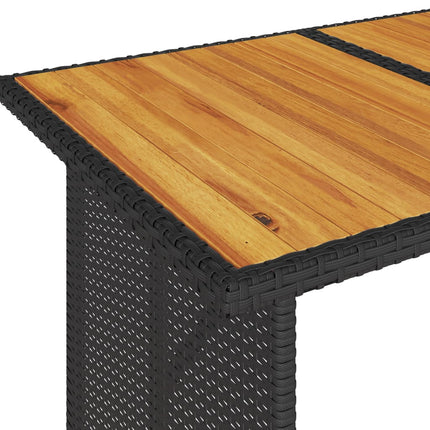 Loungegrupp med dynor 6 delar svart konstrotting