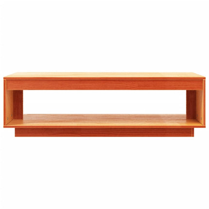 Soffbord vaxbrun 110x50x33,5 cm massiv furu