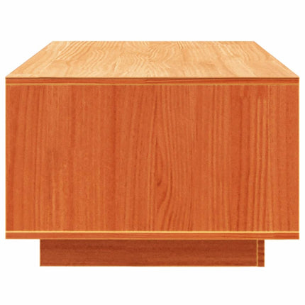 Soffbord vaxbrun 110x50x33,5 cm massiv furu