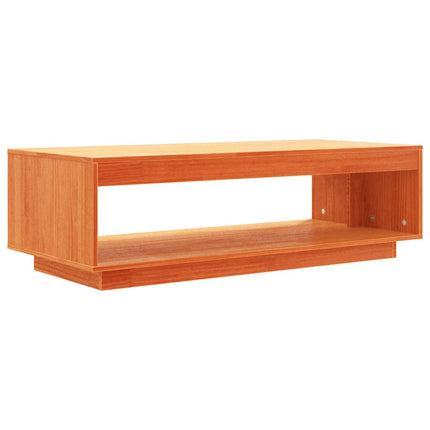 Soffbord vaxbrun 110x50x33,5 cm massiv furu
