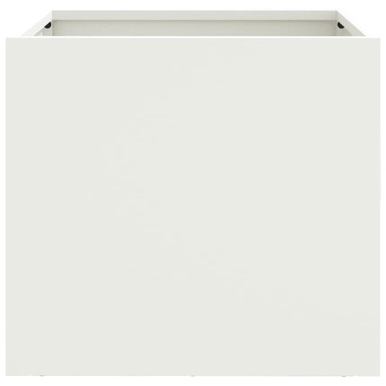 Odlingslådor 2 st vit 32x30x29 cm stål