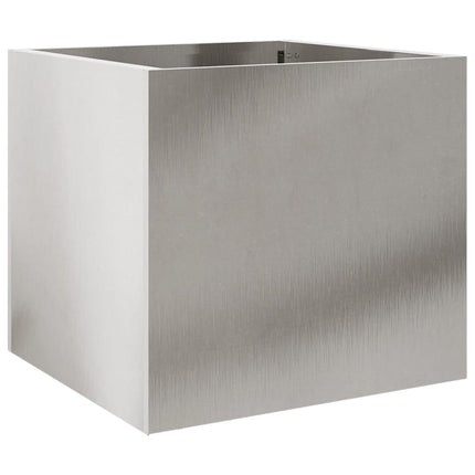 Odlingslåda silver 32x30x29 cm rostfritt stål