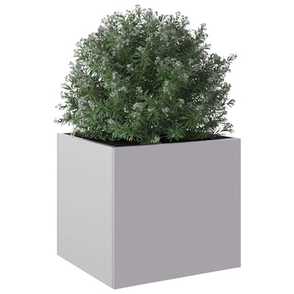 Odlingslåda silver 32x30x29 cm galvaniserat stål