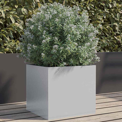 Odlingslåda silver 32x30x29 cm galvaniserat stål