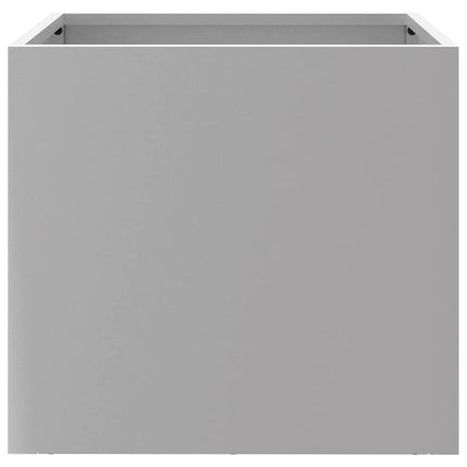 Odlingslådor 2 st silver 32x30x29 cm galvaniserat stål