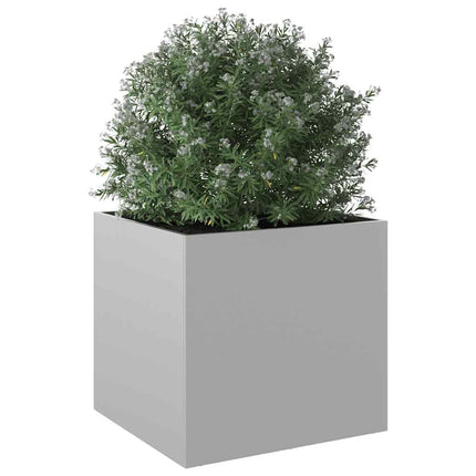 Odlingslåda silver 49x47x46 cm galvaniserat stål