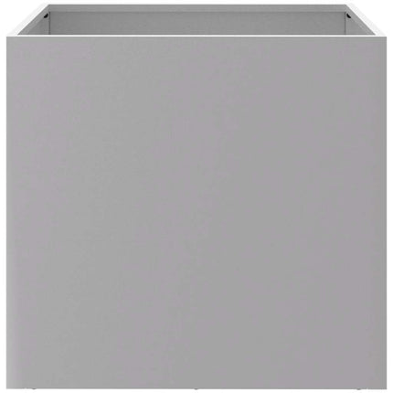 Odlingslåda silver 49x47x46 cm galvaniserat stål