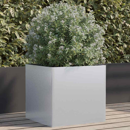 Odlingslåda silver 49x47x46 cm galvaniserat stål