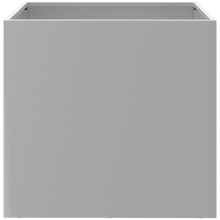 Odlingslådor 2 st silver 49x47x46 cm galvaniserat stål