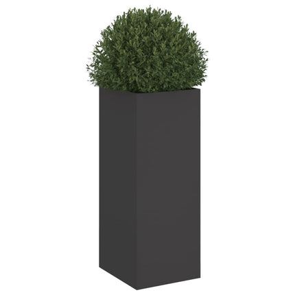 Odlingslåda svart 32x29x75 cm kallvalsat stål