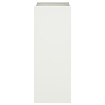 Odlingslåda vit 32x29x75 cm kallvalsat stål
