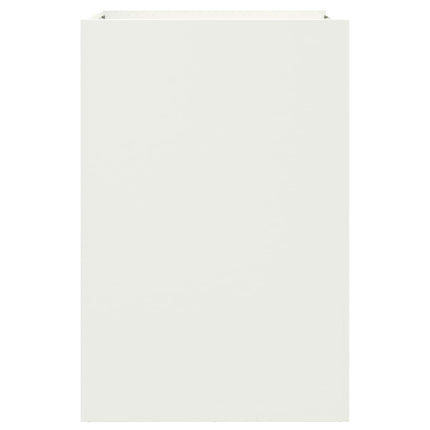 Odlingslåda vit 52x48x75 cm stål