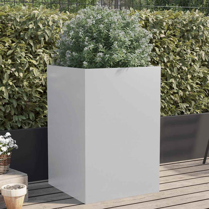 Odlingslåda silver 52x48x75 cm galvaniserat stål