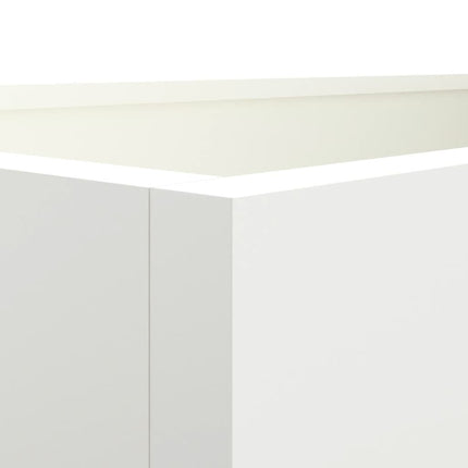Odlingslåda vit 62x30x29 cm stål