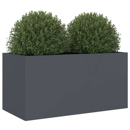 Odlingslåda antracit 62x30x29 cm stål