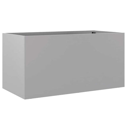 Odlingslåda silver 62x30x29 cm galvaniserat stål