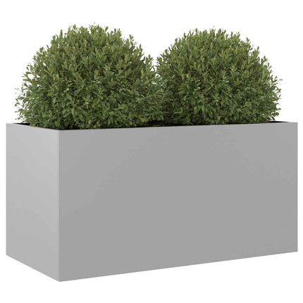 Odlingslåda silver 62x30x29 cm galvaniserat stål