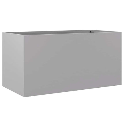 Odlingslåda silver 62x30x29 cm galvaniserat stål