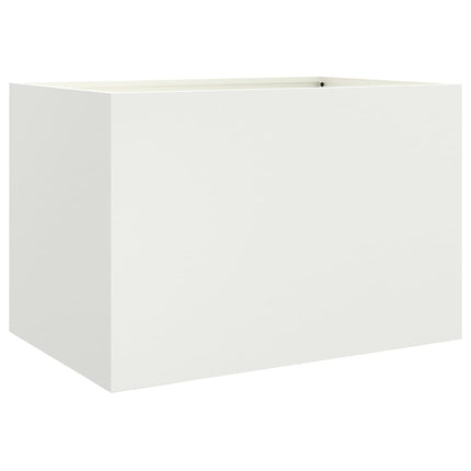 Odlingslåda vit 62x40x39 cm stål