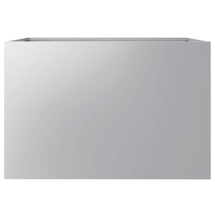 Odlingslåda silver 62x40x39 cm galvaniserat stål