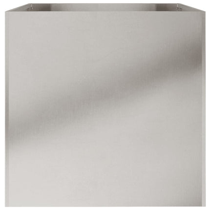 Odlingslåda silver 62x47x46 cm rostfritt stål