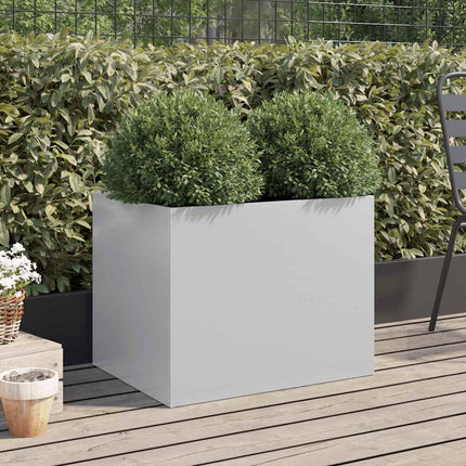 Odlingslåda silver 62x47x46 cm galvaniserat stål