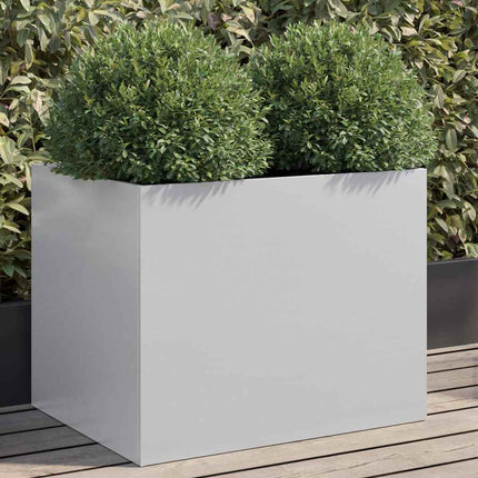 Odlingslåda silver 62x47x46 cm galvaniserat stål