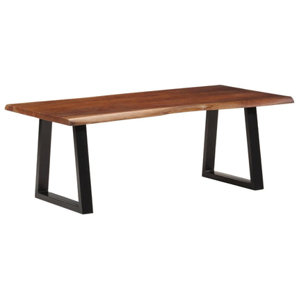 Soffbord honungsbrun 110x55x40 cm massivt akaciaträ