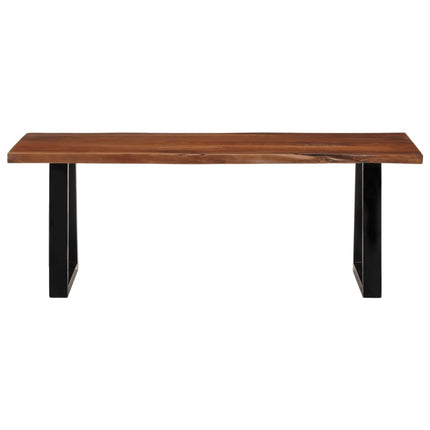 Soffbord honungsbrun 110x55x40 cm massivt akaciaträ