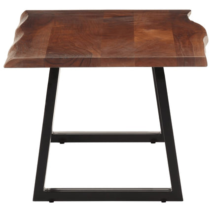 Soffbord honungsbrun 110x55x40 cm massivt akaciaträ