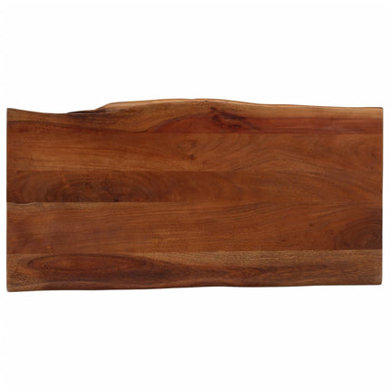 Soffbord honungsbrun 110x55x40 cm massivt akaciaträ
