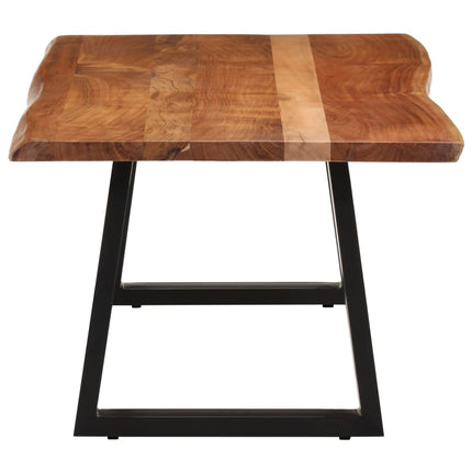 Soffbord 110x55x40 cm massivt akaciaträ