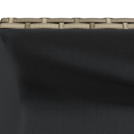 Odlingslådor med hylla 2 st grå 70x28x70 cm konstrotting