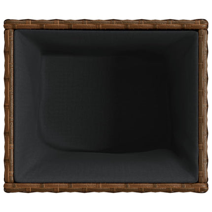 Odlingslådor 2 st brun 36x30x32 cm konstrotting