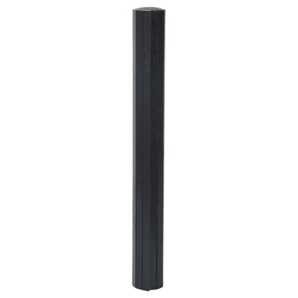 Matta rektangulär svart 60x100 cm bambu