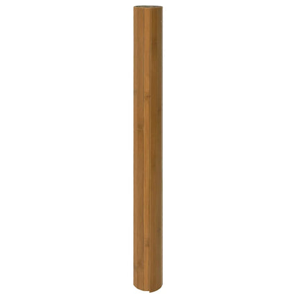 Matta rektangulär brun 60x100 cm bambu
