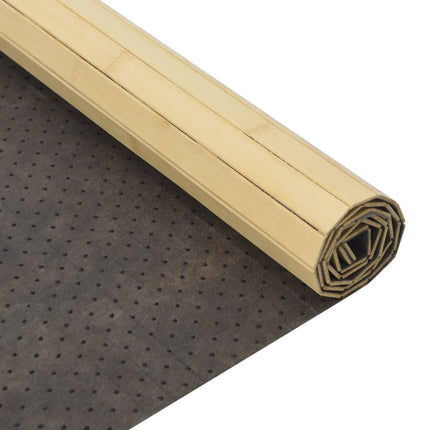 Matta rektangulär ljus naturlig 60x100 cm bambu