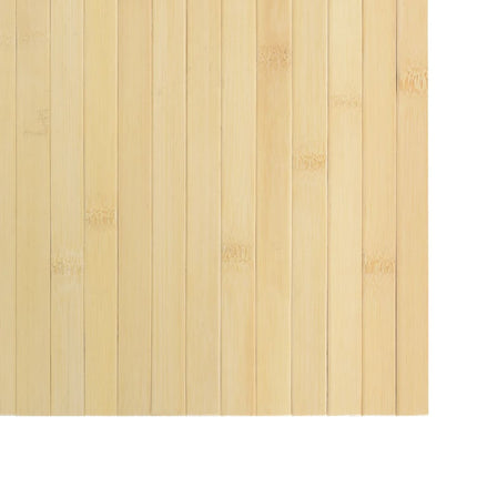 Matta rektangulär ljus naturlig 60x100 cm bambu