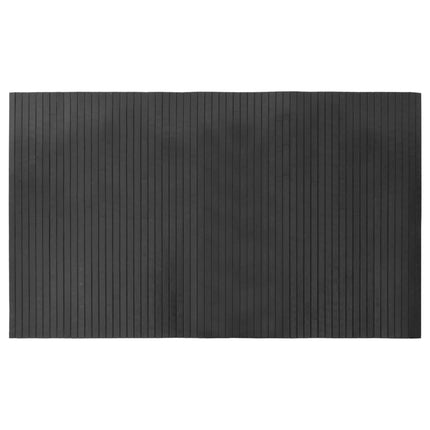 Matta rektangulär grå 60x100 cm bambu