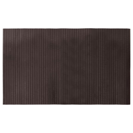 Matta rektangulär mörkbrun 60x100 cm bambu