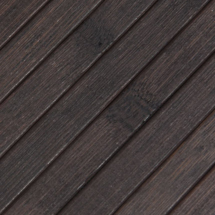 Matta rektangulär mörkbrun 60x100 cm bambu